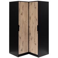 Sarokszekrénytest Duarte fekete / tölgy Viking