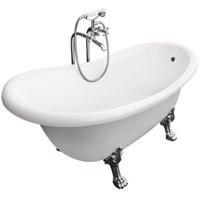 Szabadon álló kád Otylia 160/77+ lábak szifón nélkül