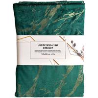 Szalagos függöny Velvet Justi YX514/15 135x250 cm zöld