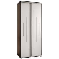 Szekrény 45 Canaris 12 120 fekete/fehér/silver