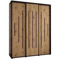 Szekrény 45 Canaris 12 200 fekete/artisan/fekete