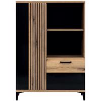 Szekrény Aris As05 Tölgy/Fekete