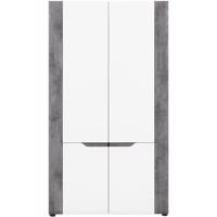 Szekrény Brando 2d B07 Fehér/Beton