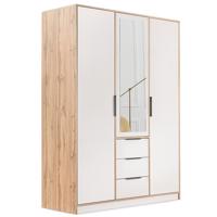 Szekrény Duarte D3 Kasmír / Tölgy Wotan / Tükör