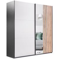 Szekrény Evora 203 Kasmír / Fekete / Tölgy Wotan