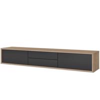 Szekrény Frida  2k2s 39 Tölgy Olajos/Antracit