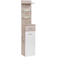 Szekrény Gustawo TYPB+C  tölgy wellington/fehér