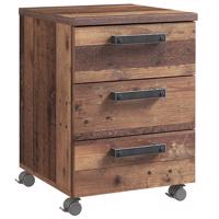 Szekrény kerekeken Symmach Old-Wood Vinteage/Beton 042025