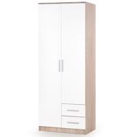 Szekrény Lima S-2 sonoma/fehér