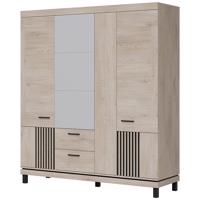 Szekrény Mati Mi16 Tölgy Crem/Cz