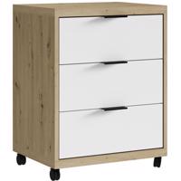 Szekrény Max tölgy artisan/fehér