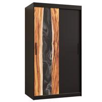 Szekrény Resin 100 fekete/fekete