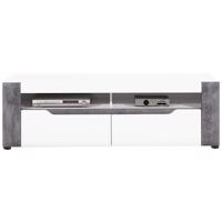 Szekrény RTV Brando B01 Fehér/Beton