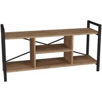 Szekrény RTV FD-12035TVU-001 natúr/fekete