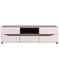 Szekrény RTV Lionel Li01 Tölgy S./ Fehér