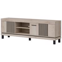 Szekrény RTV Mati Mi02 Tölgy Crem/Fekete