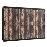 Szekrény Rustic I 250 fekete