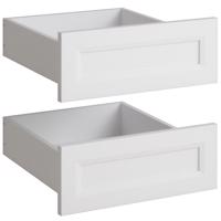 Szekrényfiók Ultra 1DX 2 db keret fehér platina