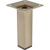 Szögletes bútorláb 10 cm inox