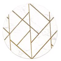 Szőnyeg Diamond 1,6/1,6 A0052 fehér/arany