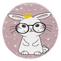 Szőnyeg Frisee Soft Kids 1,2/1,2 FR3 F0719 rózsaszín