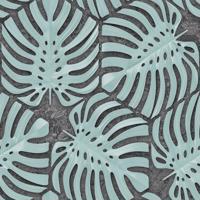 Üveg panel 60/60 Monstera Cement-1 Esg