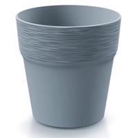 Virágcserép Furu Round - Világos szürke