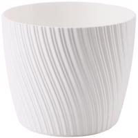 Virágcserép Mika 17 cm fehér