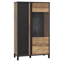 Vitrin Haruki 95 Haruki Alpesi Lucfenyő/fekete/fém 042025