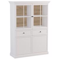 Vitrin Lucca W4D2S fehér opal