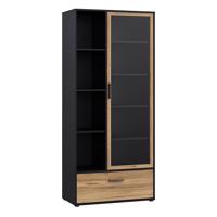 Vitrin Mokkaro fekete/tölgy catania 042025